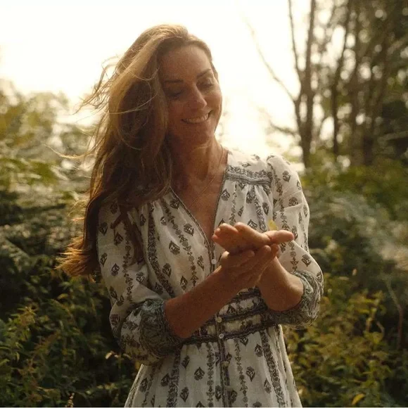 Veronica Beard Castella Floral Boho Midi Dress - Picture 3 of 16